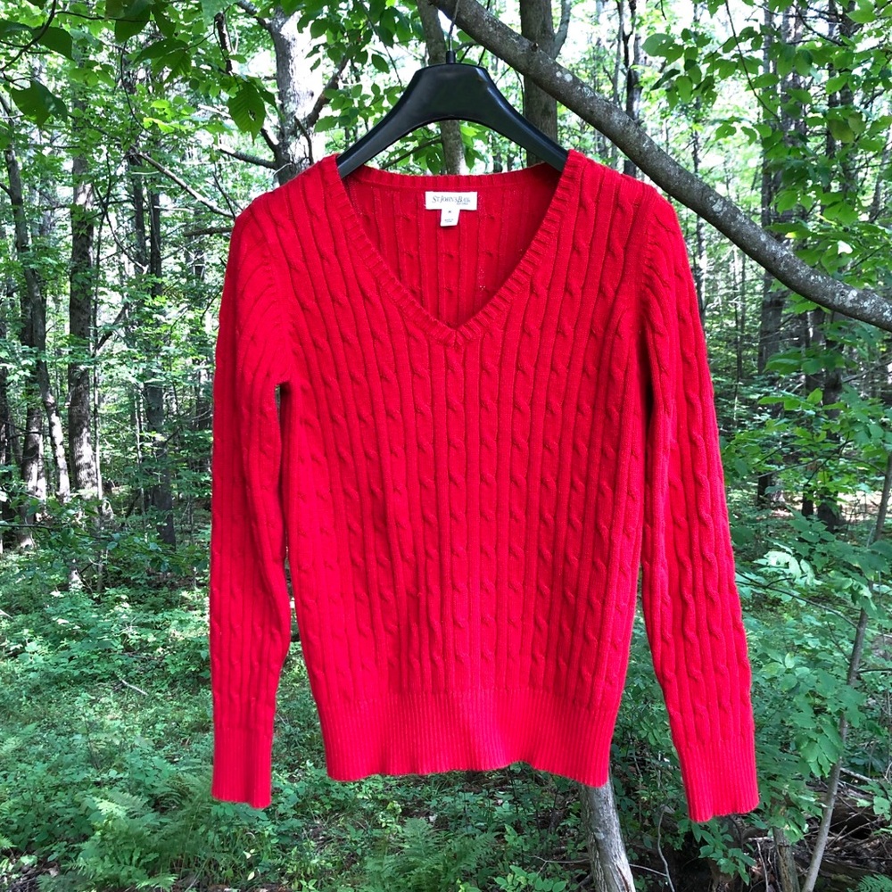 St. John’s Bay V-Neck Sweater